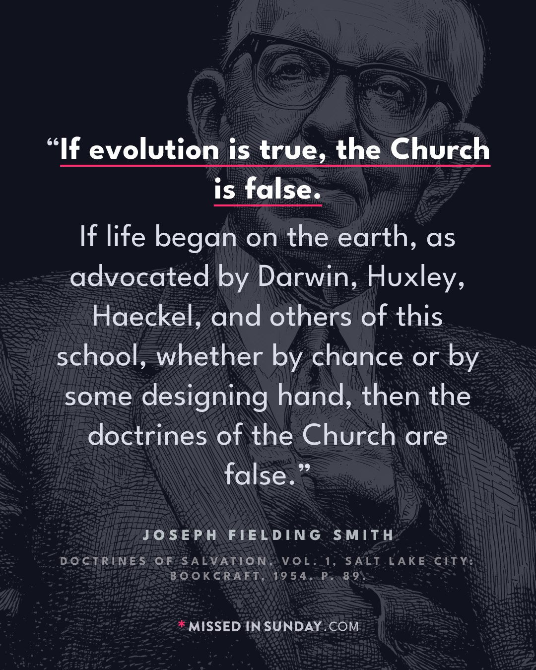 If Evolution is True, The Church is False